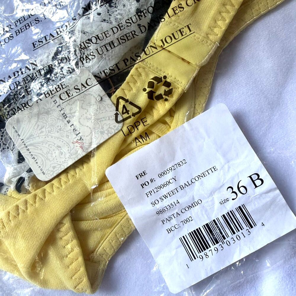 NWT Intimately Free People So Sweet Balconette Bra Size 36B- $48 - Picture 3 of 3